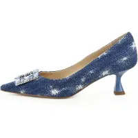 Evita Escarpins 'PERLA' bleu denim