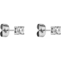 Purelei Boucles d'oreilles 'Pristine' argent / transparent