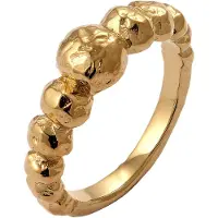 Haze&Glory Bague 'Bubble' or