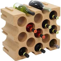 Mottez Casier 15 bouteilles empilable polystyrene