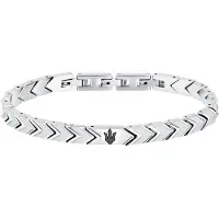 Maserati Jm225avd91 Bracelet Argenté Homme