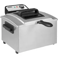 Princess Friteuse 5l Maxi 184090 3270W Inox Cuve émaillée