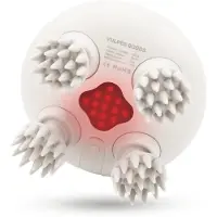 Vulpes goods BodyCare - Appareil de massage crânien à infrarouge - Masseur électrique - Masseur de cuir chevelu - Brosse à cheveux - Stimule la croissance et la circulation des cheveux - Rechargeable par USB