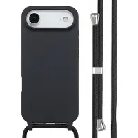 IMoshion Coque en silicone avec cordon Apple iPhone Air - Noir