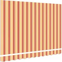 vidaXL Tissu de remplacement pour store, multicolore, 3,5 x 2 m, polyester