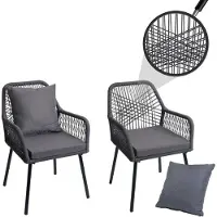 MCW Chaise de jardin -O12 (lot de 2)
