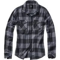 Brandit Chemisier 'Amy' bleu-gris / anthracite