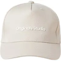 Jack & Jones Casquette 'JJVesterbro' beige / blanc
