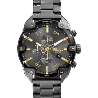 Diesel Montre à affichage analogique 'Spiked' or / anthracite / argent