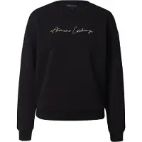Armani Exchange pour femme. XW000835AF13397MC021 Sweat basic noir (L), Casuel, Viscose