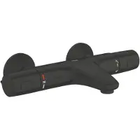 GROHE Precision Trend Mitigeur thermostatique Bain / Douche - Noir mat - 1022162432