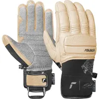 Reusch - Gants de ski chauds - Marco Odermatt Tan/Black en Softshell - Taille 10 - Beige