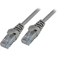 MCL CÏ¿½BLE RJ45 CAT 6 - 1M - GRIS (U/UTP, CAT6, 0.12 m)