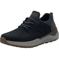 Rieker Chaussons de ville pour hommes, couleur bleue, style décontracté