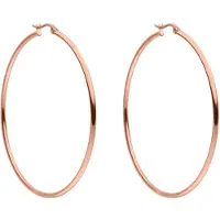 Purelei Boucles d'oreilles 'Hoops' or rose