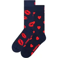 Happy socks Chaussettes bleu marine / rouge feu