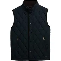 Superdry pour homme. M5012273A Gilet matelassé marine (S), Casuel, Polister recyclé, Durable