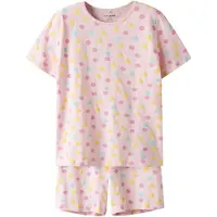 TWO SOON Chemise de nuit bleu clair / citron vert / pitaya / rose ancienne