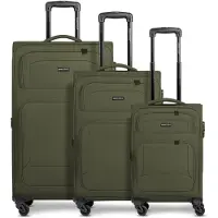 SMARTBOX Ensemble de bagages 'Edition 04' olive