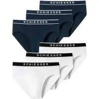 Schiesser Slip ' 95/5 Organic Cotton ' blanc