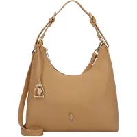 U.S. POLO ASSN. sac à épaule sac à main Jones Hobo Bag Biscuit marron clair