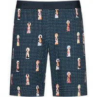 Mey Regular Fit Pantalon de nuit court marine,