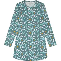 Schiesser Chemise de nuit 'Teens Nightwear' bleu ciel / vert / rose clair