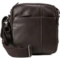 Camel active Sac à bandoulière brun foncé