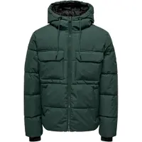Only & Sons Junior Veste mi-saison 'OSJElijah' vert foncé