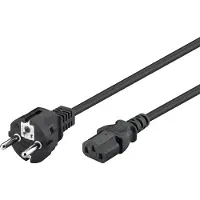 Goobay Câble de connexion pour appareils froids, 1,8 m, noir (1.80 m), Câble d'alimentation, Noir