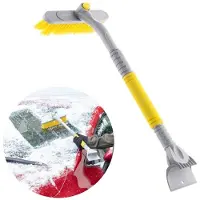 Capida Grattoir à glace télescopique et brosse à neige
