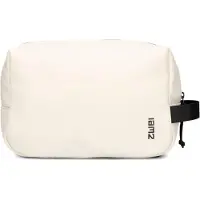 Zwei Trousses de toilette 'Cargo' noir / blanc cassé