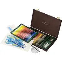 Faber-Castell Albrecht Dürer Coffret en bois de 48 crayons de couleur aquarellables