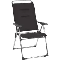 Lafuma - Fauteuil pliant léger - Alu Cham AirComfort Black en Aluminium - Noir