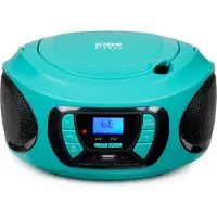 BigBen Interactive CD62BLUSBBT Blue Lecteur de musique de table
