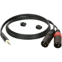 Klotz CABLE Y 2 M MINI JACK - 2 XLR MALE