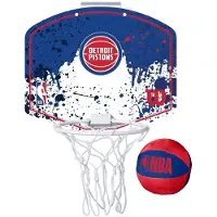 Wilson NBA Team Mini Hoop Detroid Pistons Basketball