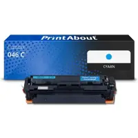 PrintAbout Toner compatible pour Canon 046 C - Cyan