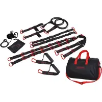Tunturi Kit accessoires et sangles Functional Training trainer matériel musculation noir
