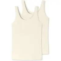 Schiesser Maillot de corps ' Uncover ' blanc cassé