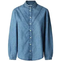 Pepe Jeans pour femme. PL3051203V3 Chemisier Regular blue (XS), Bleu, Casuel, Coton, Manche longue