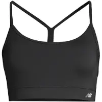 New Balance Soutien-gorge de sport 'Essential' noir / blanc