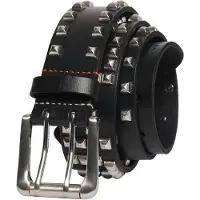 Superdry Femme Clouté Ceinture, Noir &amp; Argent - Taille: S