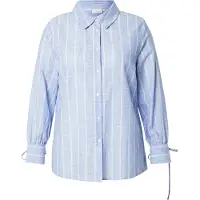 ONLY Chemisier 'CARCattalina' bleu-gris / blanc