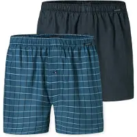 Schiesser Boxers bleu marine / noir