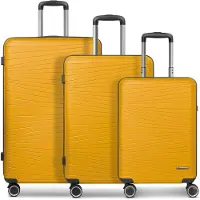 Franky Ensemble de bagages 'Dallas 3.0' jaune