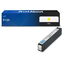 PrintAbout Cartouche compatible pour HP 913A (F6T79AE) - Jaune