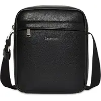 Calvin Klein Sac à bandoulière 'Logo Pebbled' noir