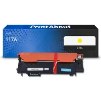 PrintAbout Toner compatible pour HP 117A (W2072A) - Jaune