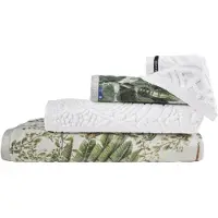 Moooi Serviette Invités MOOOI Dodo Pavone White (30 x 50 cm)